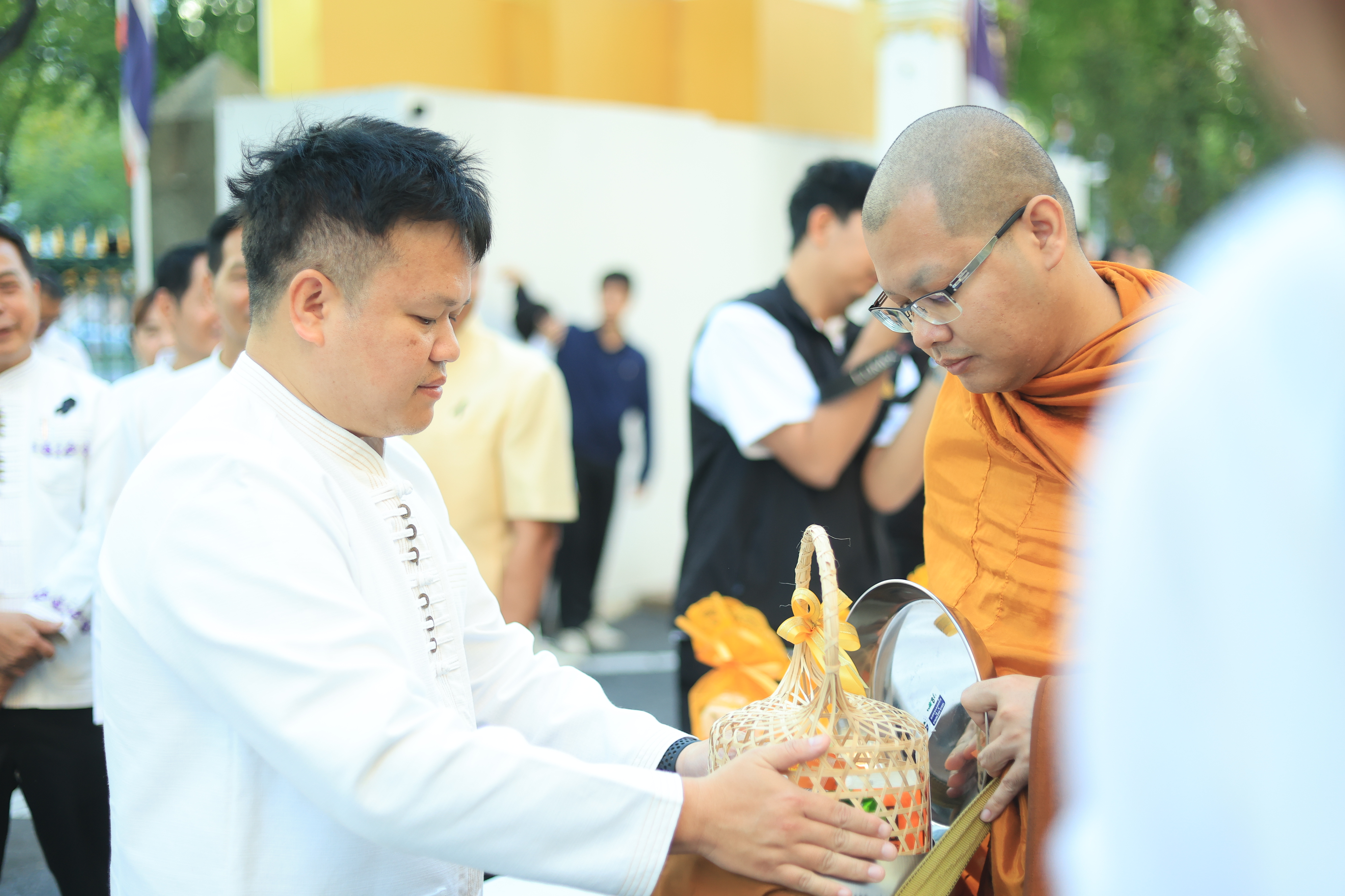 title - ส.ป.ก. ร่วมพิธีทำบุญตักบาตรของกระทรวงเกษตรและสหกรณ์ พร้อมสวัสดีปีใหม่ผู้บริหารกระทรวงเกษตรและสหกรณ์เนื่องในเทศกาลปีใหม่ พุทธศักราช 2569